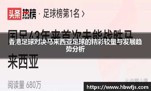 香港足球对决马来西亚足球的精彩较量与发展趋势分析